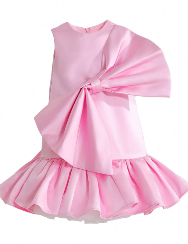 tulleen dresses White Pearl-Trim Havenelle Dress 4Y-5Y / White The dress features a beautiful bow tied at the waist Tulleen Dresses