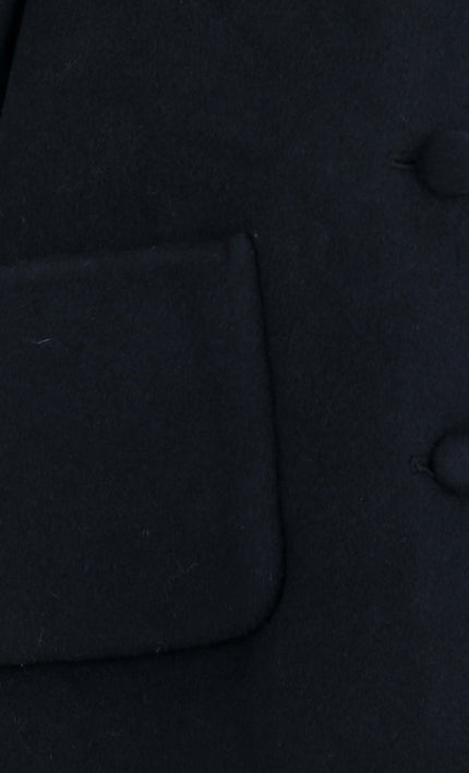 kids atelier tulleen Navy Winter Bow Coat