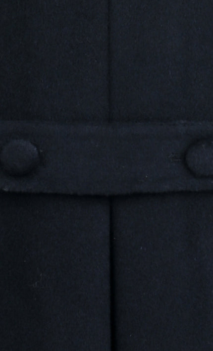kids atelier tulleen Navy Winter Bow Coat