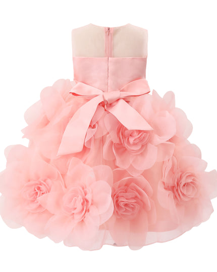 kids atelier tulleen Rose Briellea Embellished Sleeveless Dress