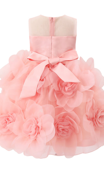 kids atelier tulleen Rose Briellea Embellished Sleeveless Dress