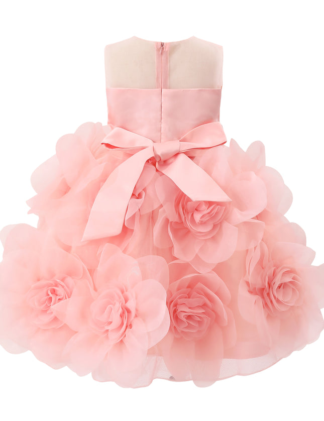 kids atelier tulleen Rose Briellea Embellished Sleeveless Dress