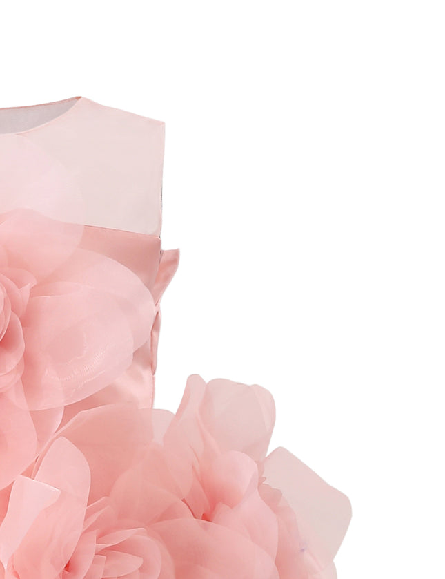 kids atelier tulleen Rose Briellea Embellished Sleeveless Dress