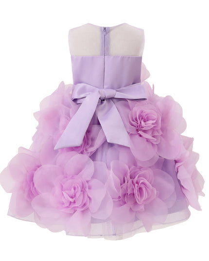 kids atelier tulleen Purple Briellea Embellished Sleeveless Dress
