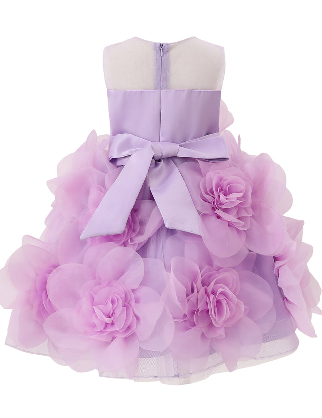 kids atelier tulleen Purple Briellea Embellished Sleeveless Dress
