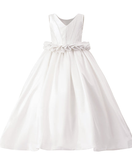 kids atelier tulleen White Valestra Formal Dress