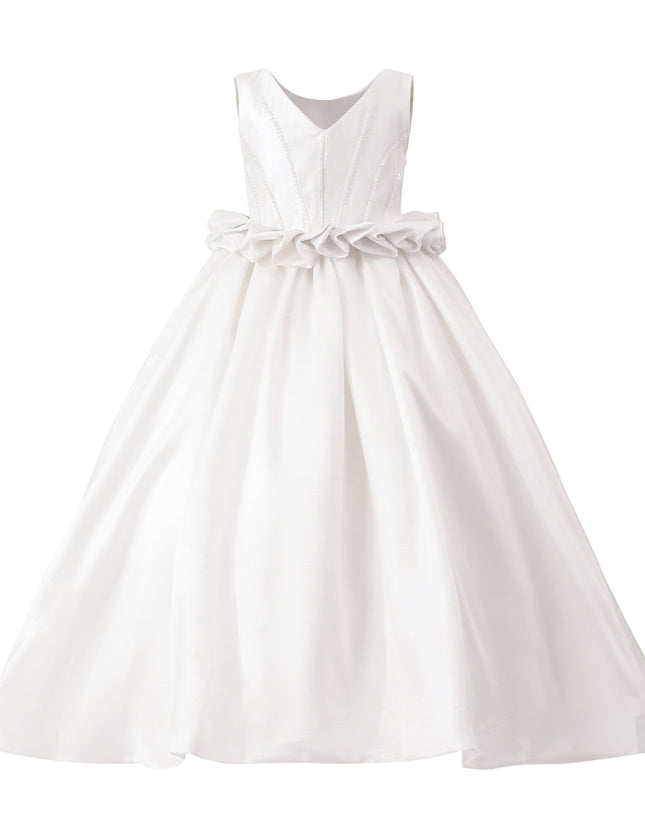 kids atelier tulleen White Valestra Formal Dress