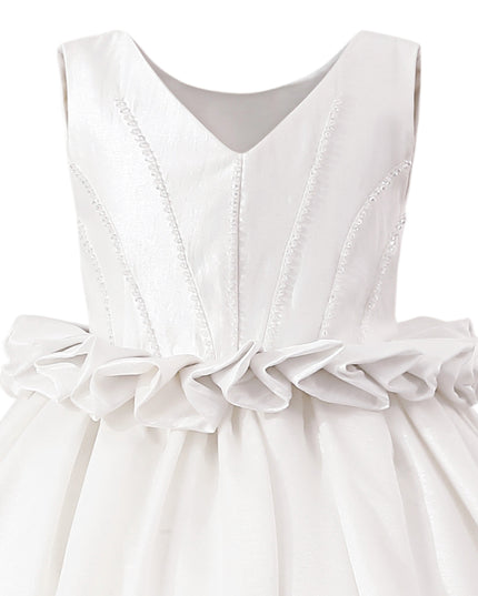 kids atelier tulleen White Valestra Formal Dress