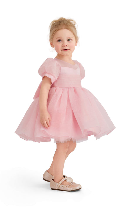 kids atelier tulleen Pink Brixton Puff-Sleeve Party Dress