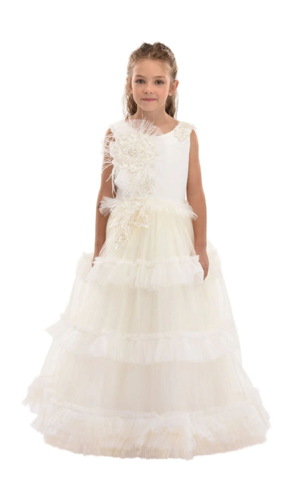 kidsatelier-tulleen-Off-White-Jasmine-Tulle-Dress