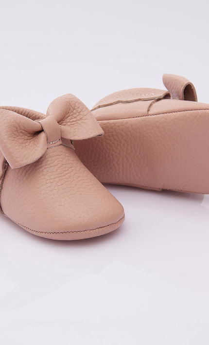 Pink Bow Booties