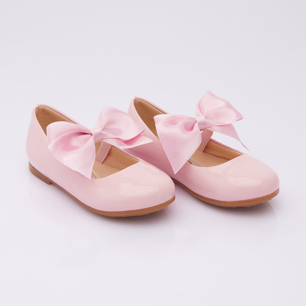 kids-atelier-banblu-baby-girl-pink-patent-baby-bow-flats-v103ilk-patent-pink