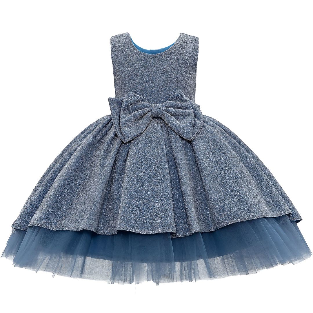 kids-atelier-tulleen-kid-girl-blue-sarita-glitter-double-bow-dress-tt38kv-blue