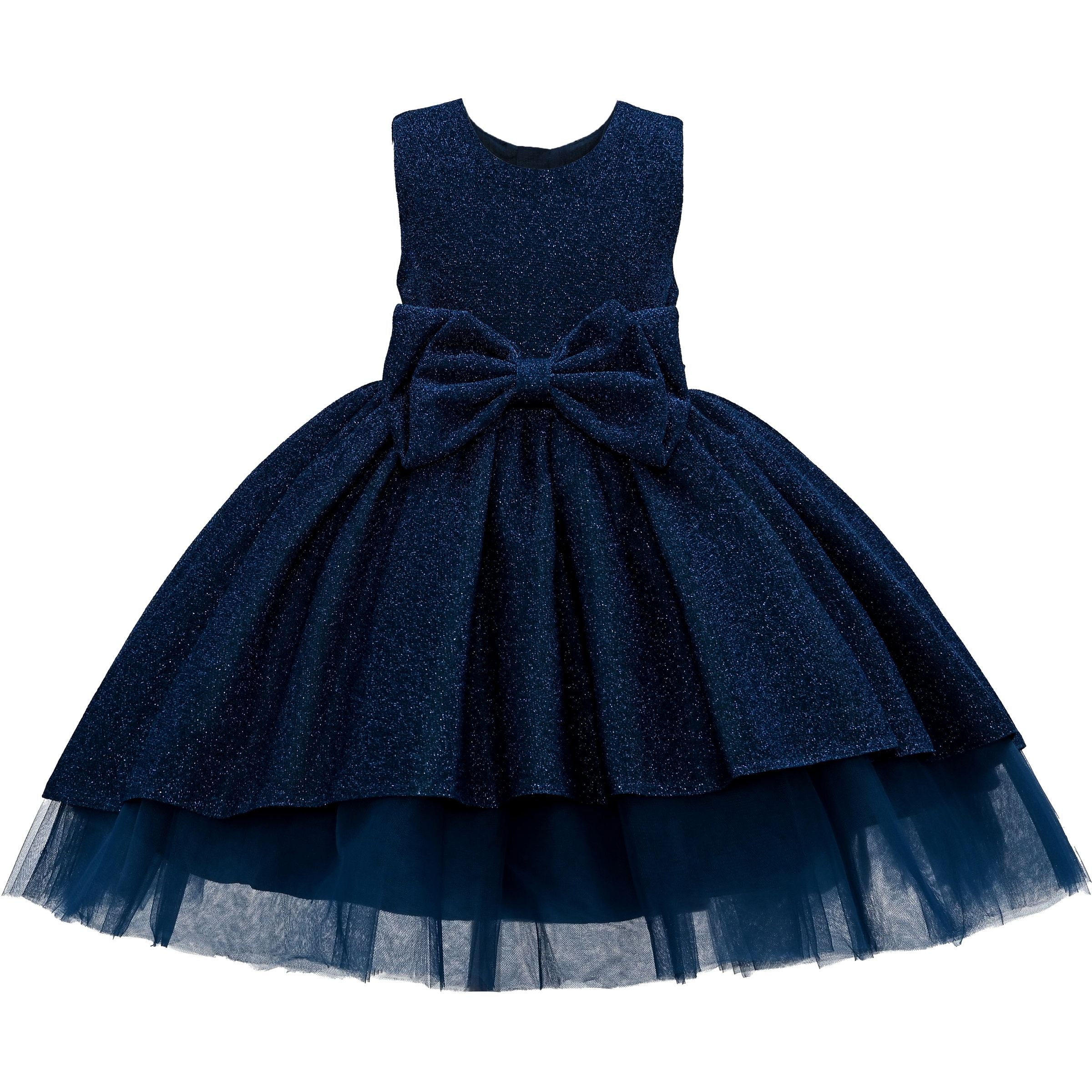 kids-atelier-tulleen-kid-girl-navy-sapphire-sarita-glitter-double-bow-dress-tt38kv-sapphire