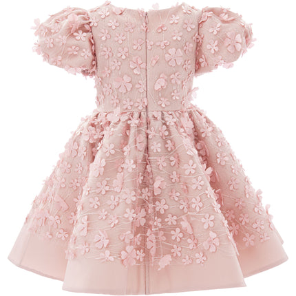 Pink Peach Campisi Floral Dress